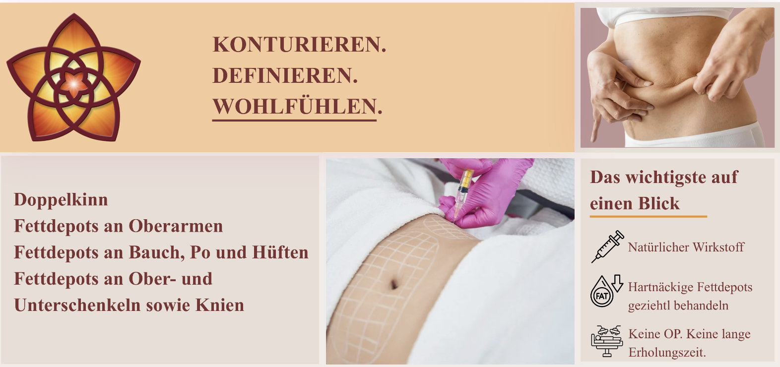 Behandlungsbereiche und Vorteile der Fett-weg-Spritze